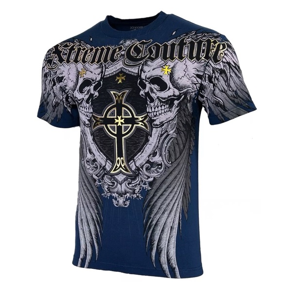 Xtreme Couture By Affliction - Camiseta Para Hombre, Color Negro
